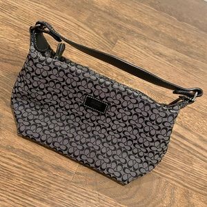 Mini coach canvas monogram bag